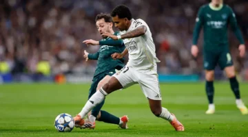 ريال مدريد يتجاوز مانشستر سيتي بنتيجة 2-1 في مواجهة حاسمة بدوري الأبطال